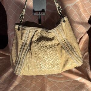Bottega Veneta Tan Shoulder Bag